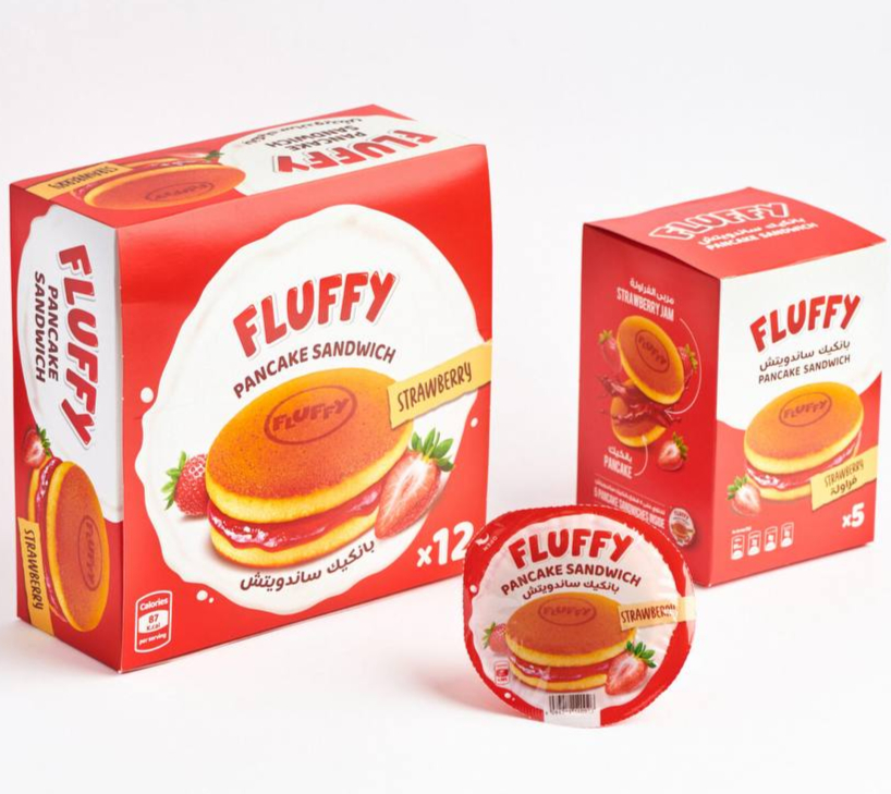Fluffy pancake packs